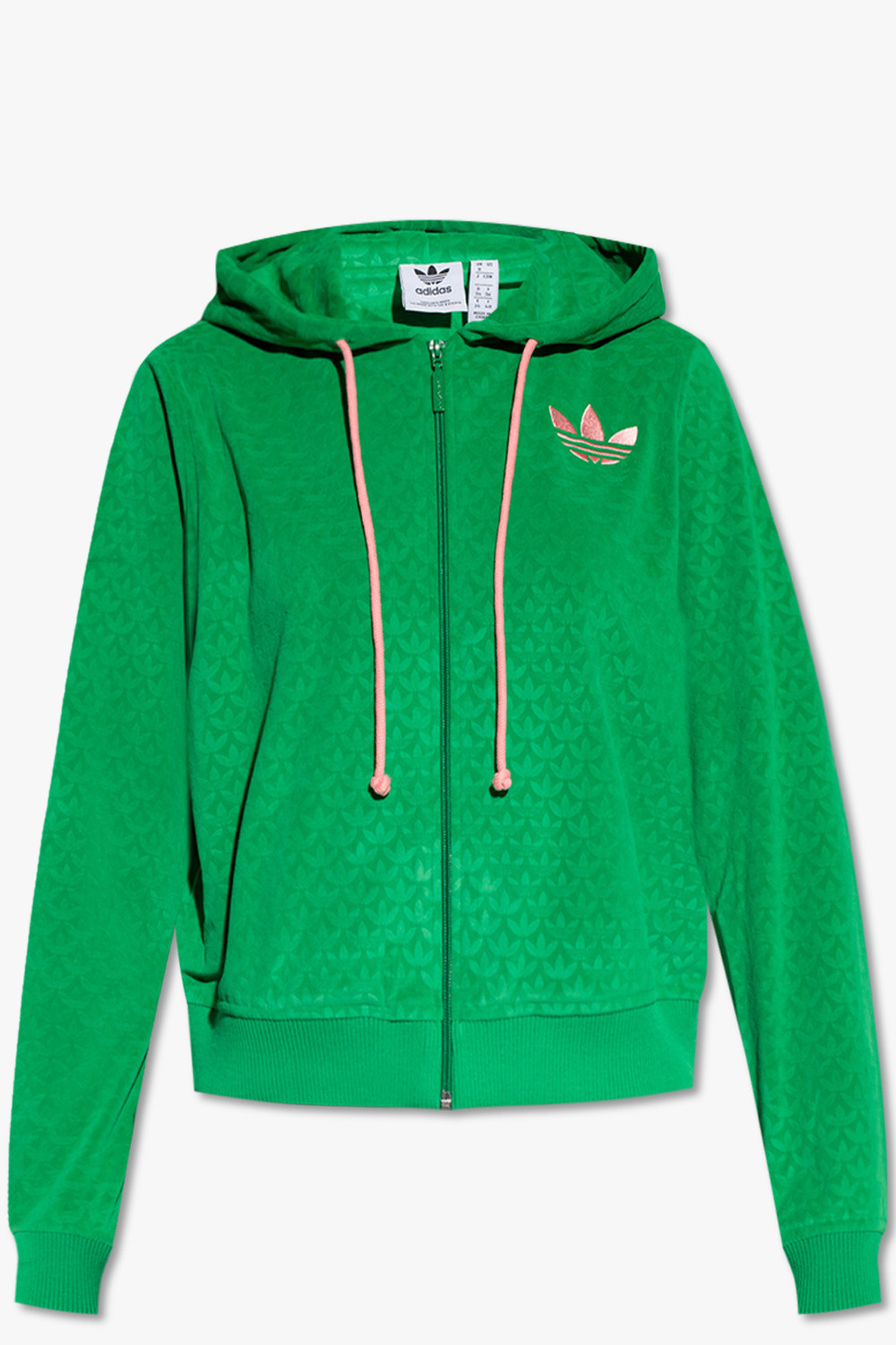 Dark green adidas hoodie with yellow logo sale